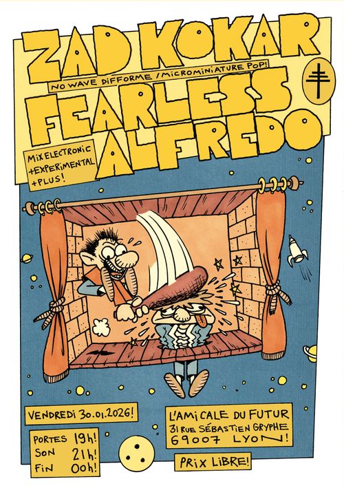 ZAD KOKAR + FEARLESS ALFREDO @ L'AMICALE
