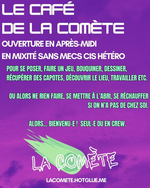 Le Café de La Comète (sans mec cis hétéro)