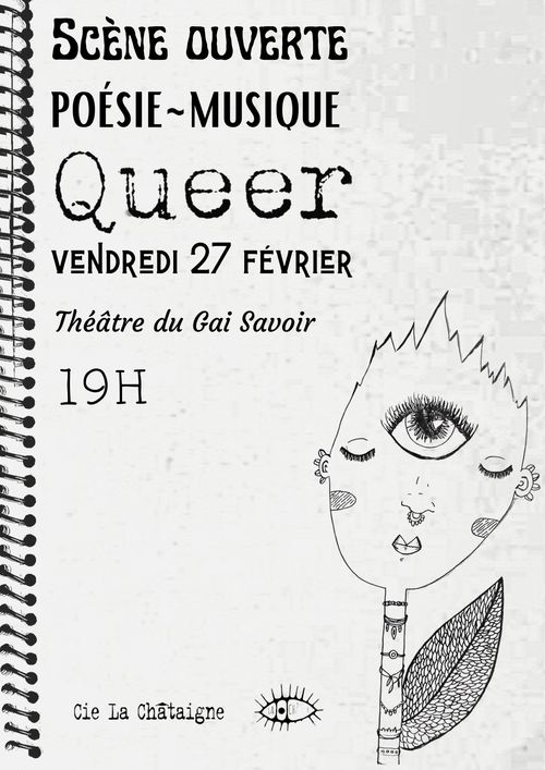 Scène ouverte / open mic queer (poésie, musique ...)