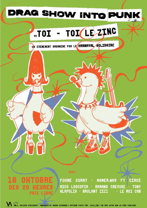 DRAG SHOW ET CONCERT // La Toïteuf