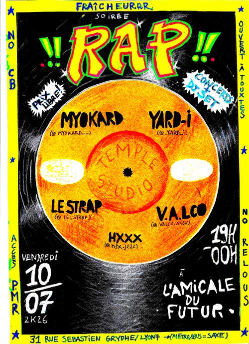 Soirée rap : Concerts + selecta vinyle
