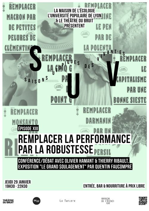 S.U.V ÉPISODE XIII : REMPLACER LA PERFORMANCE PAR LA ROBUSTESSE