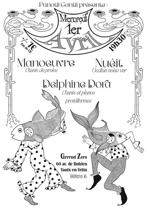 Panotii Cantii: Manoeuvre + Delphine Dora + Nuèit