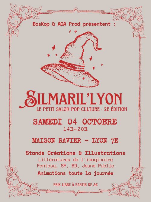 Silmaril’Lyon 2025 — Petit Salon pop culture & imaginaires