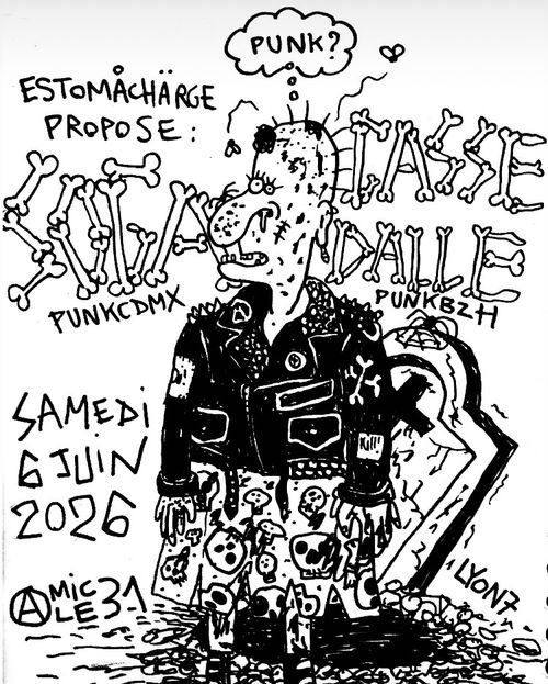 Concert Punk : SOGA (punk Mexico) + CASSE DALLE (punk Bzh)