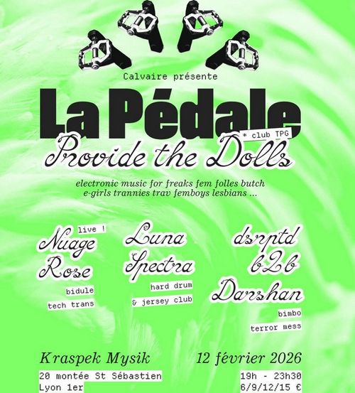 La Pédale #2: Nuage Rose + Luna Spectra + dsrptd b2b Darshan