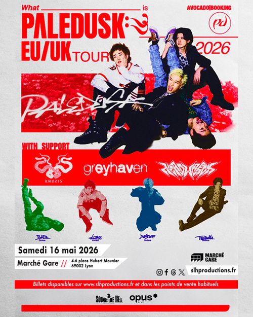 Concert : Paledusk + Knosis + Greyhaven + Headwreck