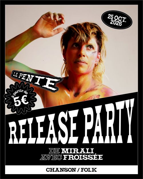 Release Party EP Mirali + Froissée (1ère partie) Folk/Chanson