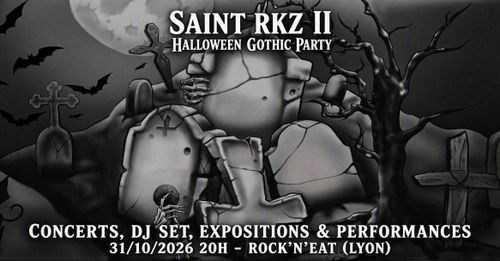 Saint RKZ II (Halloween Gothic Party) : Hellixxir x Rosenkreuz x DJ Le Chiffre (LYON)