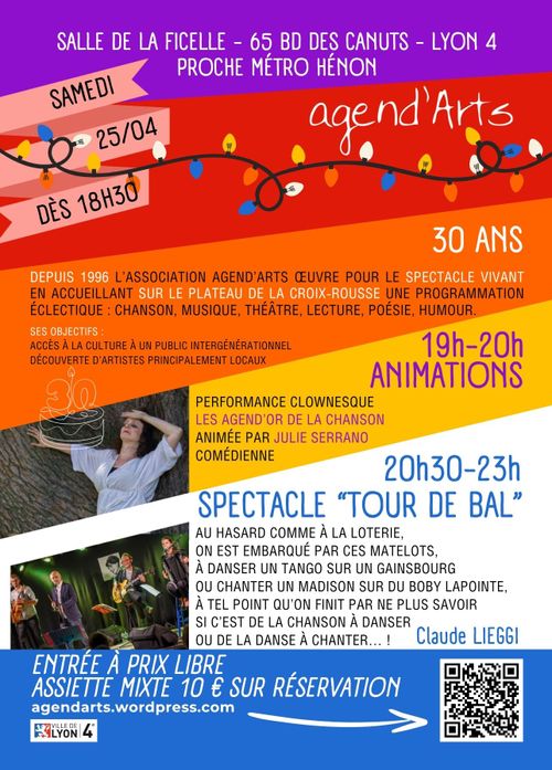 La soirée des 30 ans d'agend'Arts