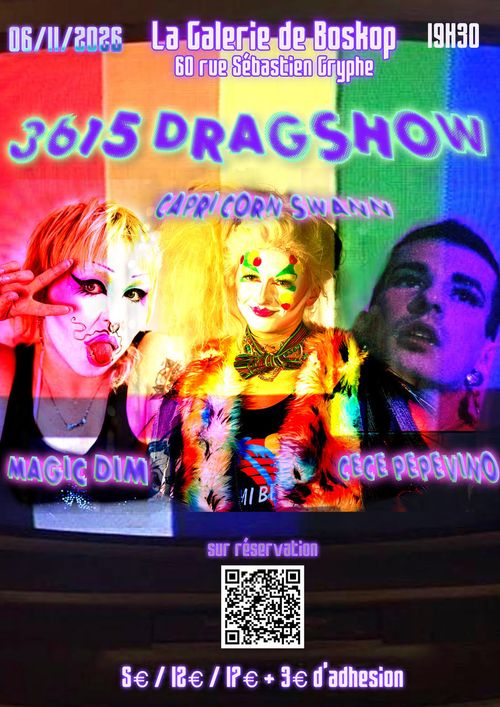 3615 Dragshow · soirée drag à BosKop