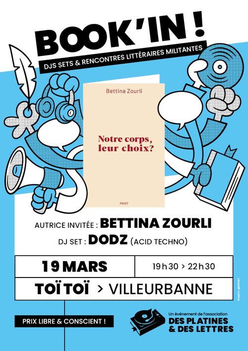 RENCONTRE ET DJ SET // Book'In #3 : Bettina Zourli + Dodz