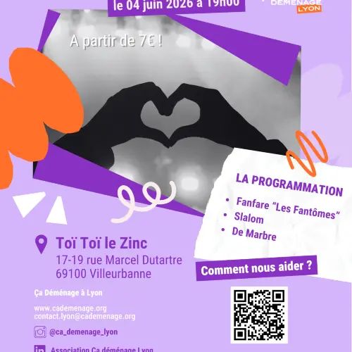 SOIREE DE SOUTIEN // Ca Déménage!