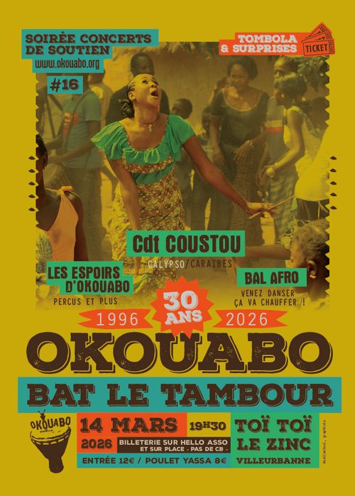 OKOUABO BAT LE TAMBOUR fête ses 30 ans !