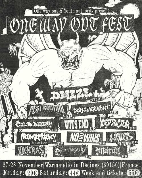 ONE WAY OUT HARDCORE FEST JOUR 1 