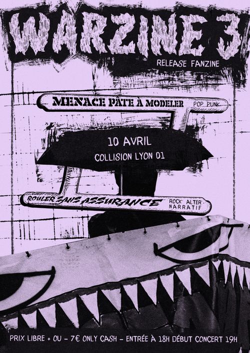 Release du Warzine (fanzine militant collaboratif) + concerts