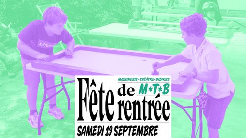 Fête de rentrée de La Machinerie