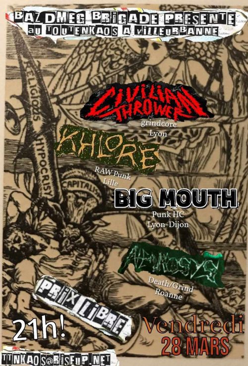 Civilian Thrower + Khlore + Big Mouth + Nevrosys