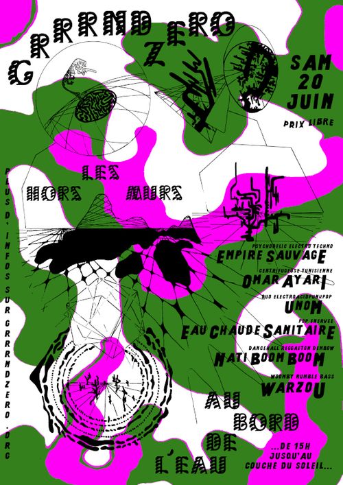 GZ hors les murs : Omar Ayari + Empire Sauvage + Unom + Nati Boomboom + Eau Chaude Sanitaire + Warzou