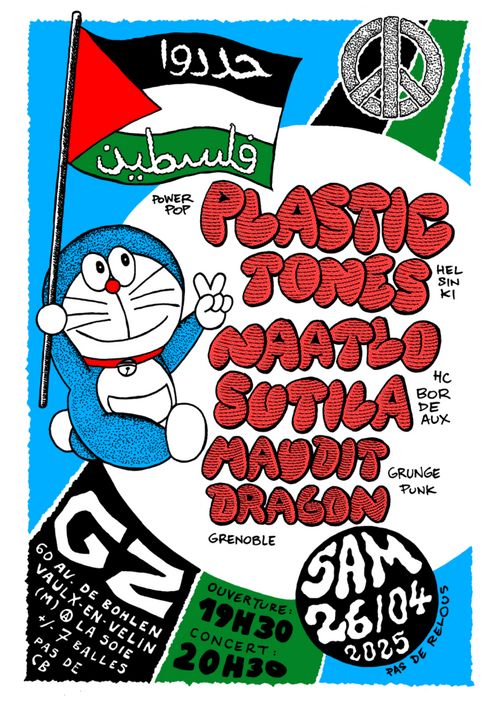 Plastic Tones + Naatlo Sutila + Maudit Dragon + Flash