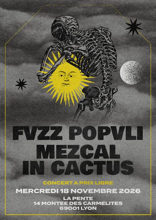 Fvzz Popvli + Mezcal in Cactus [concert stoner & rock psych]