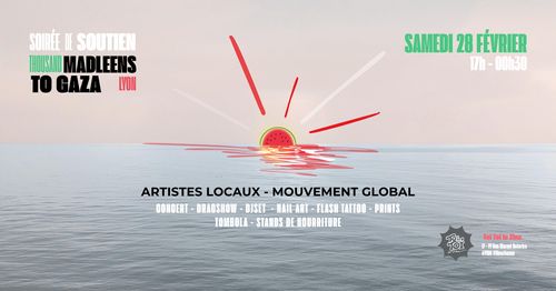SOIREE DE SOUTIEN // Thousand Madleens to Gaza Lyon
