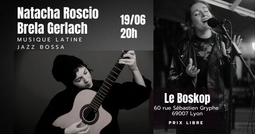 Soirée Latine Jazz : Natacha Roscio & Brela Gerlach en duo