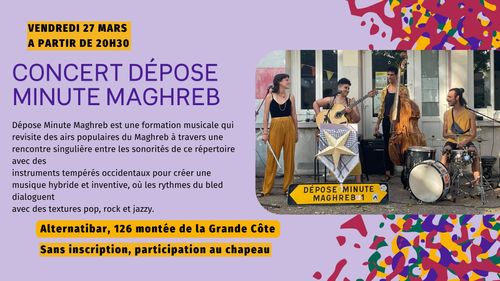 Concert Dépose Minute Maghreb