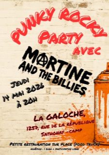  Martine and the Billies Punky Rocky party